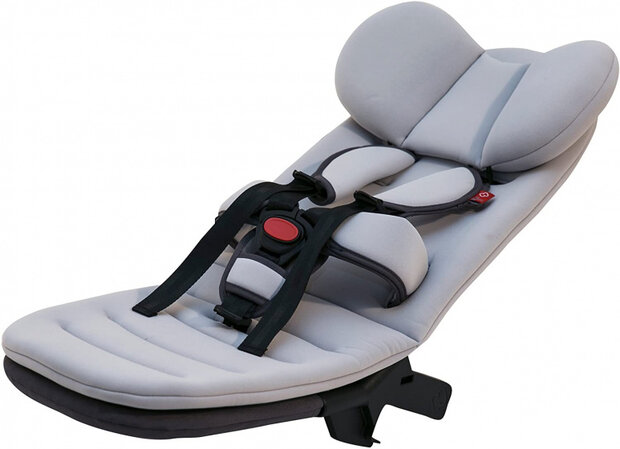 babyzitje Outback/Avenida fietskar polyester grijs