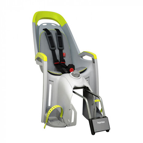 fietsachterzitje Amaze polypropyleen grijs/lime
