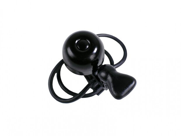 fietsbel Micro 23 mm koper zwart