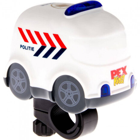 toeter politieauto Finn junior wit