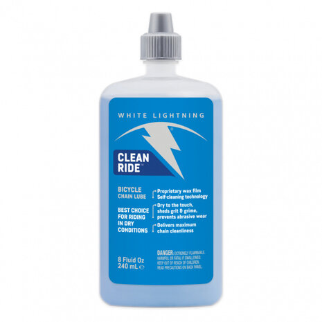 smeermiddel Clean Ride 240 ml wax blauw/wit