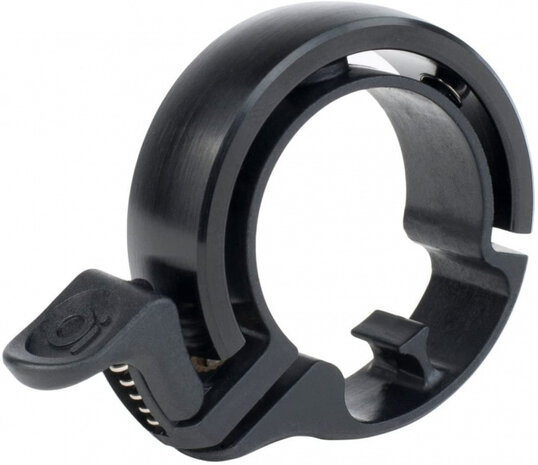 fietsbel Oi 1,5 cm aluminium zwart maat L