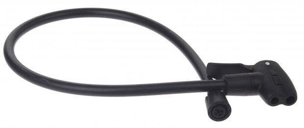 pompslang dual DV/SV/AV 53 cm zwart