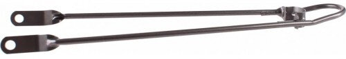 spatbordstang 28 inch 10 mm staal donkergrijs