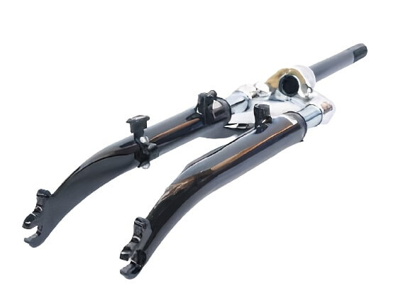 voorvork verend rollerbrake 28 inch 171 mm staal zwart