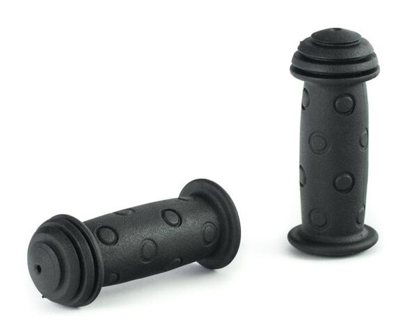 handvatten junior 100 x 22 mm rubber zwart 2 stuks