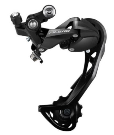achterderailleur Alivio RD-M3100 9 SP staal/alu zwart