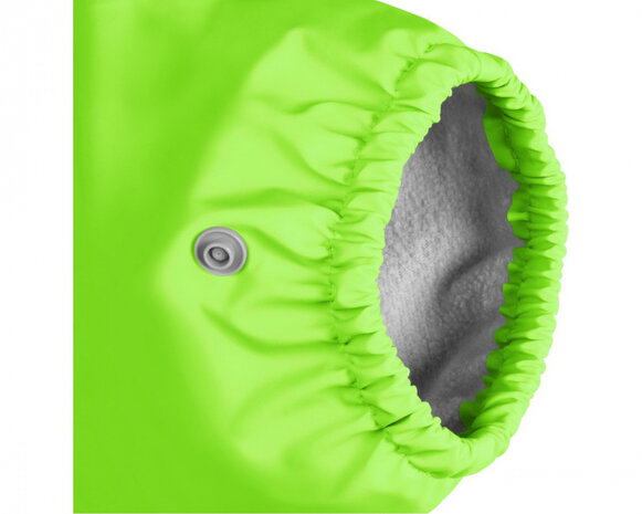 regenhoezen neon junior polyester groen maat 23-30