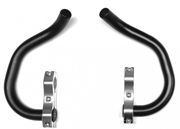 set oppzet/ triathlonstuur 22.2 mm zwart