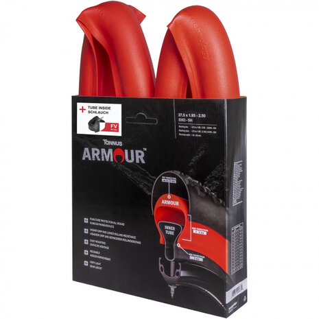 lekbeschermingset 3-in-1 Armour 20 x 1.75-1.95 2-delig