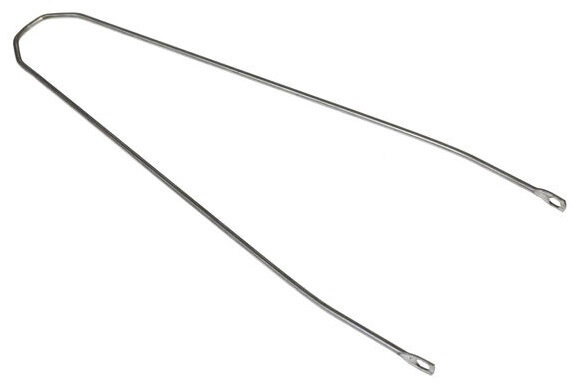spatbordstang Eurofender Tempo achter 352 mm zilver
