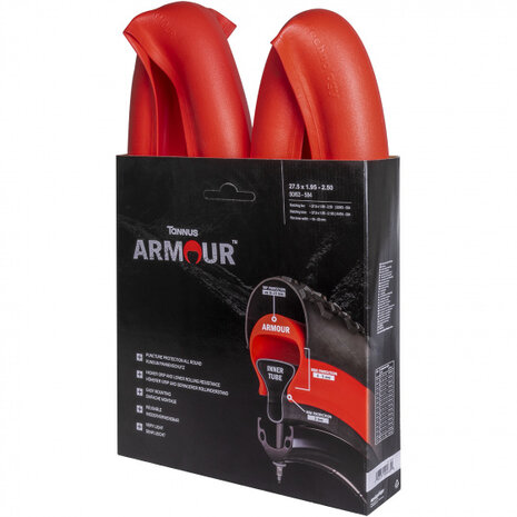 lekbescherming 3-in-1 Armour 27.5 x 2.6-3.0 schuim rood