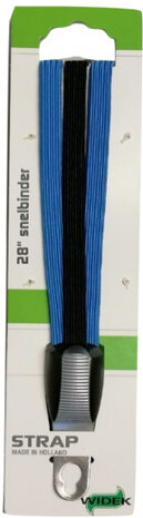snelbinders City 28 inch RVS/elastaan blauw/zwart