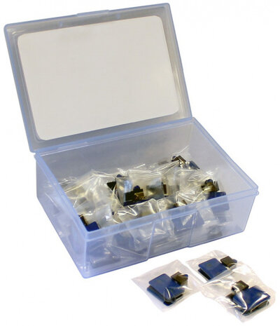 schijfremblokken Shimano XTR 2011 zwart/blauw 25 stuks