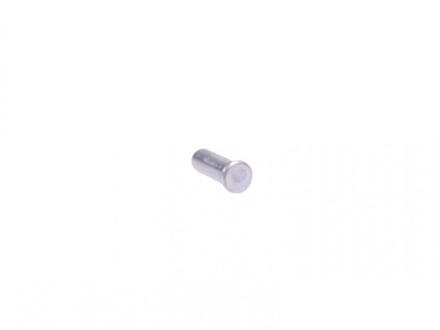 eindnippels 10 x 3 mm aluminium zilver 10 stuks
