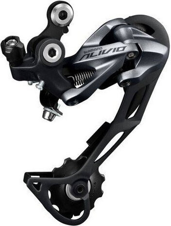 achterderailleur Alivio 9-speed lange kooi zwart