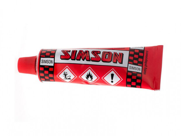 knijptube Solutie bandenplak 30 ml rood