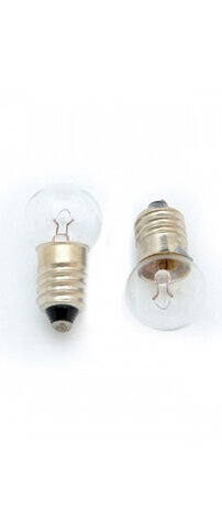fietslampen voor 6 Volt glas transparant 2 stuks