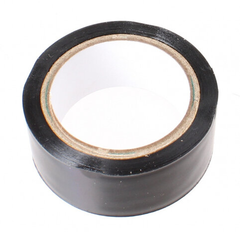 isolatietape 18 mm PVC 4,3 meter zwart