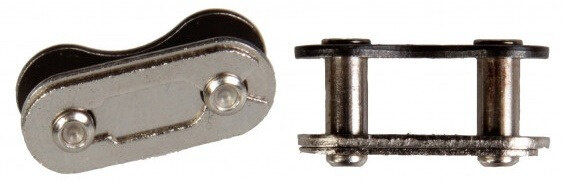 kettingschakels 13 x 31 mm staal zilver 2 stuks
