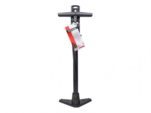 fietspomp Basic 8 bar/116 PSI 66,6 cm staal zwart
