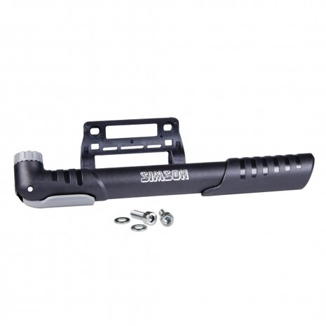 framepomp Basic 4 bar/58 psi 24 cm zwart