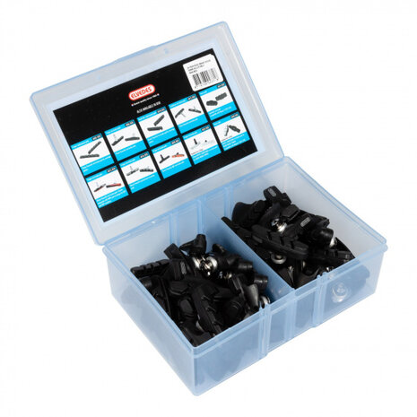 velgremblokjes universeel 55 mm rubber zwart 25 stuks