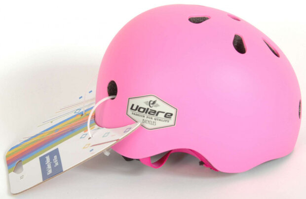 fietshelm meisjes roze maat 51-55 cm
