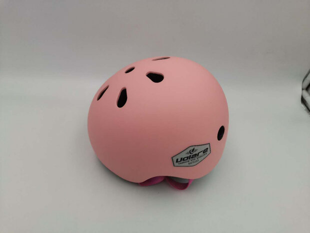 fietshelm meisjes lichtroze maat 45-51 cm