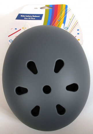 fietshelm meisjes grijs maat 45-51 cm