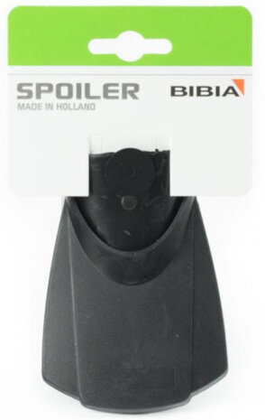 voorspatlap sportspoiler stadsfiets 5,5 cm zwart