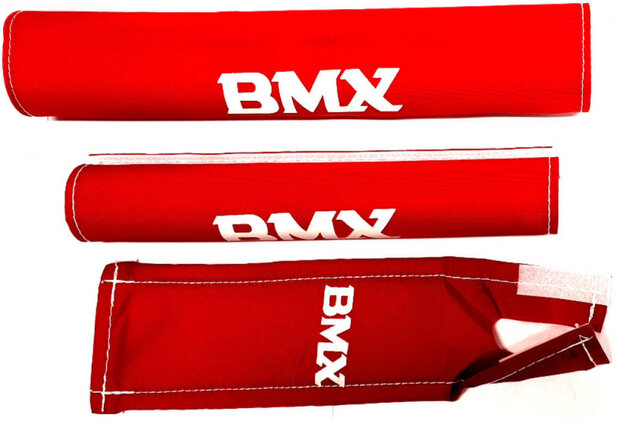 pads BMX junior foam rood 3-delig