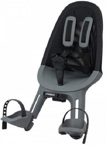 voorzitje Air Q860 junior mesh zwart/grijs