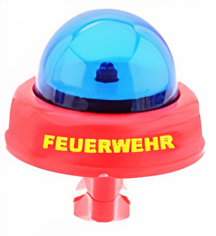 sirene Feuerwehr junior 5 x 6 cm rood/blauw