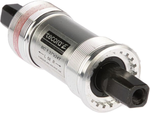 trapas E 119 mm BSA staal/aluminium zilver