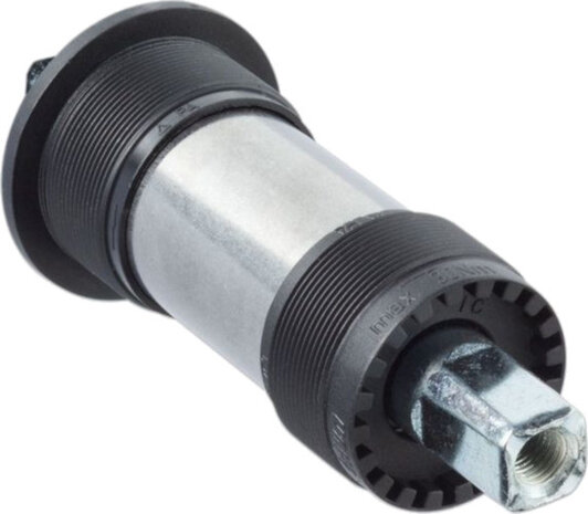 trapas E 122 mm BSA staal zilver/zwart