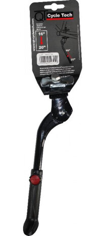 fietsstandaard 16-20 inch aluminium zwart