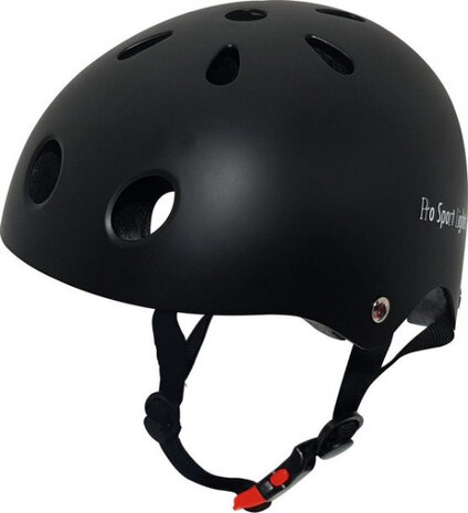 fietshelm junior polystyreen zwart maat S