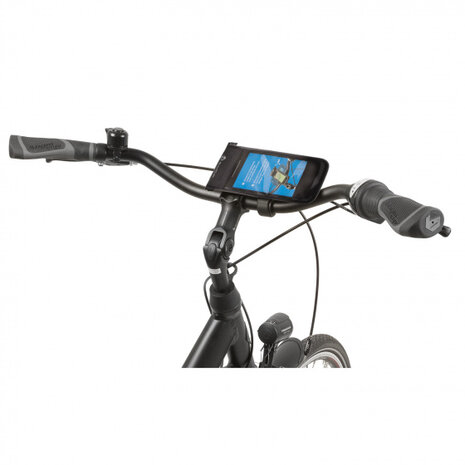 telefoonhoes waterdicht 17 x 8 cm zwart