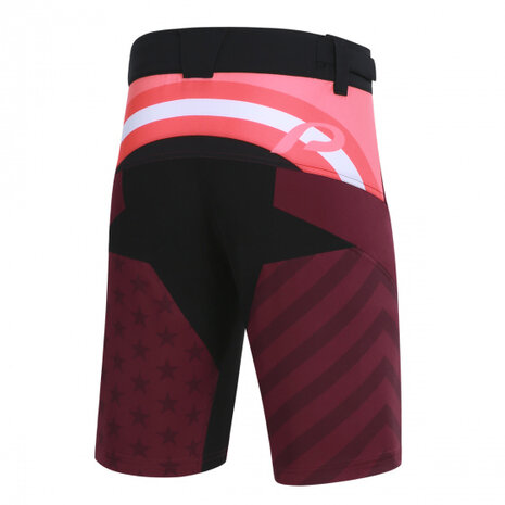 fietsbroek P-Sweet Jane dames polyester bordeaux mt 42