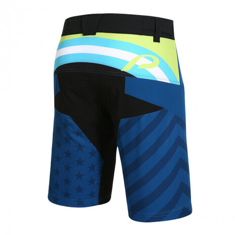 fietsbroek P-Sweet Jane dames polyester blauw mt 40