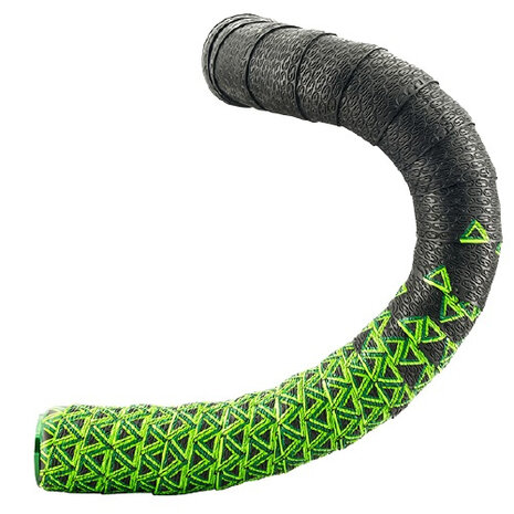 stuurtape 200 x 3 cm EVA/PU 2,5 mm zwart/groen 3-delig