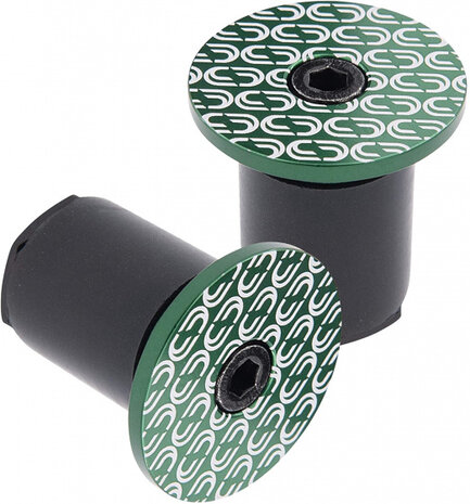 stuurtape 200 x 3 cm EVA/PU 2,5 mm zwart/groen 3-delig