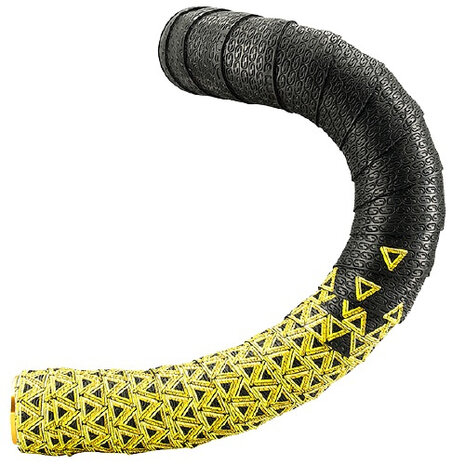 stuurtape 200 x 3 cm EVA/PU 2,5 mm zwart/geel 3-delig