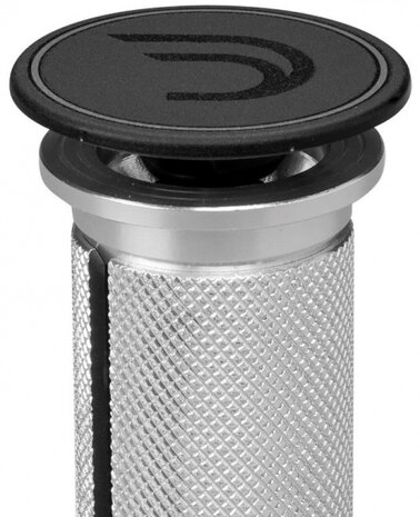 balhoofdplug 70 x 23,5 mm staal 1 1/8 inch zwart/zilver