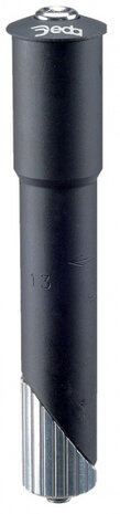 stuurpenadapter Spada 22,2 x 25,4 mm aluminium zwart