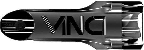 stuurpen Vinci 130/31,7 mm aluminium zwart