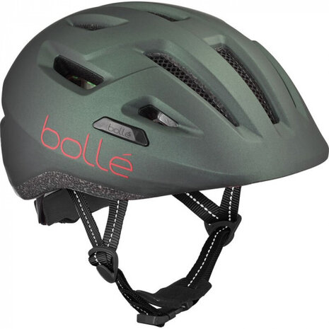 fietshelm Stance Junior Mips matgroen maat 47-51 cm