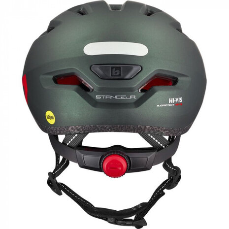 fietshelm Stance Junior Mips matgroen maat 52-55 cm