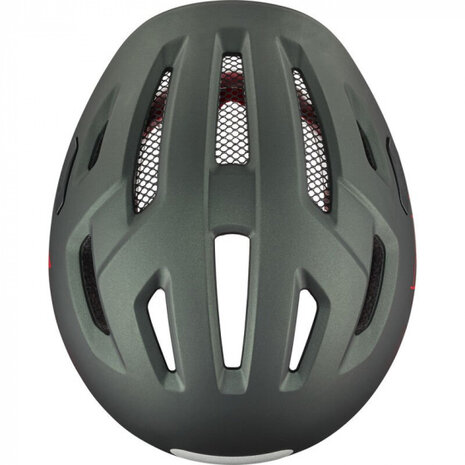 fietshelm Stance Junior Mips matgroen maat 52-55 cm